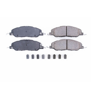 PowerStop 17 fits Ford Mustang Front Z17 Evolution Ceramic Brake Pads w/Hardware