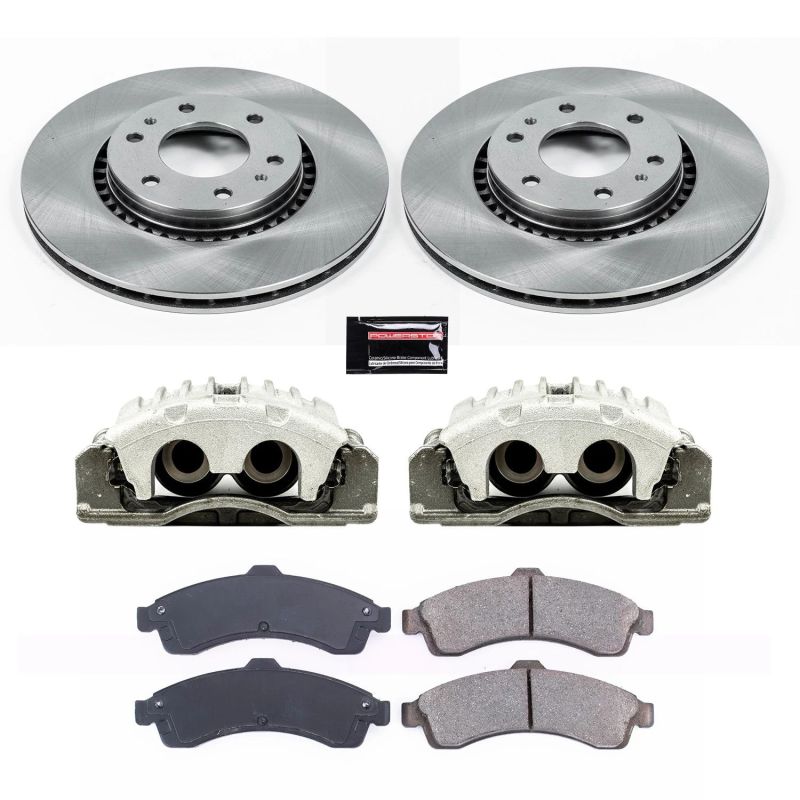 PowerStop KCOE2061A 2005 fits Saab 9-7x Front Autospecialty Brake Kit w/Calipers