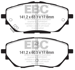EBC UD2065 17+ fits Toyota C-HR 2.0L Ultimax Front Brake Pads