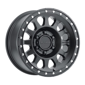 Method MR31589060518 MR315 18x9 +18mm Offset 6x5.5 106.25mm CB Matte Bla