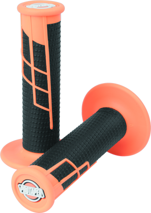 ProTaper 21661 Clamp-On 1/2 Waffle Grip - Neon Orange/Black
