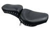 Mustang 75302 Harley FX/FL Standard Touring 1PC Seat w/Studs - Black