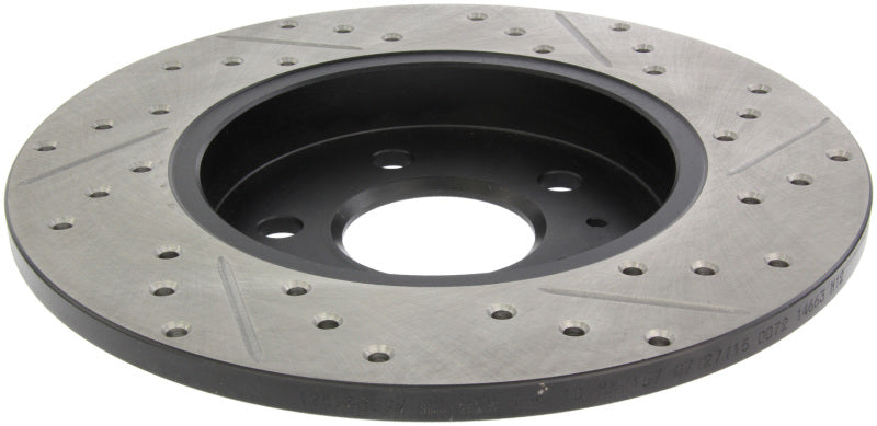 Stoptech 127.33097R Slotted & Drilled Sport Brake Rotor