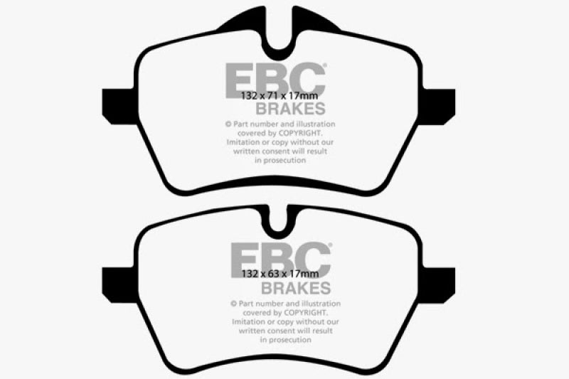 EBC DP21789 fits Mini 07-14 Hardtop 1.6 Turbo Cooper S Greenstuff Front Brake Pads