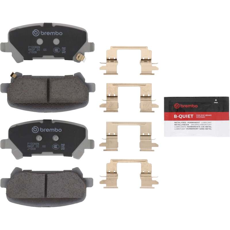 Brembo OE P10086N 15-20 fits Chevrolet Colorado/ GMC Canyon Rear NAO Brake Pad