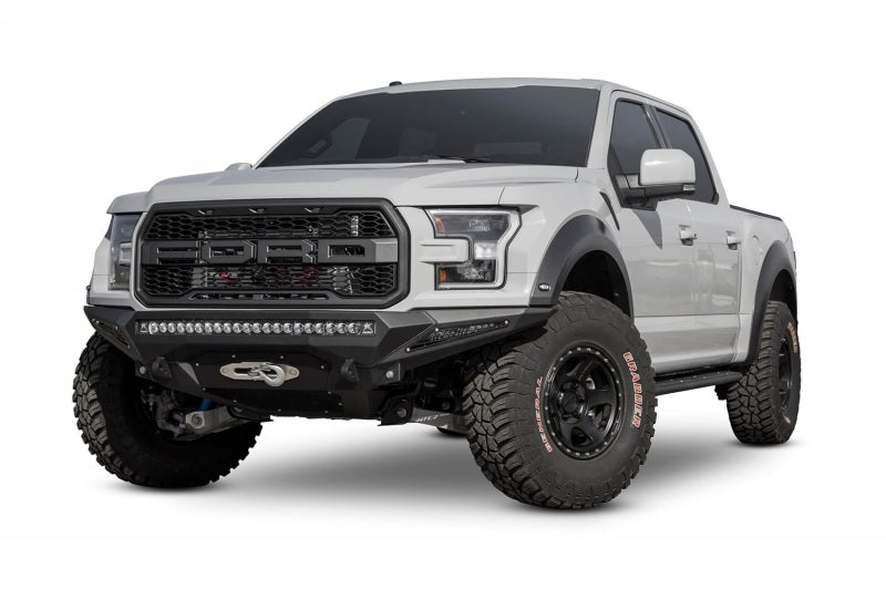 Addictive Desert Designs F111202860103 fits Ford 17-18 F-150 Raptor Stealth Fighter Front Bumper w/ Winch Mount