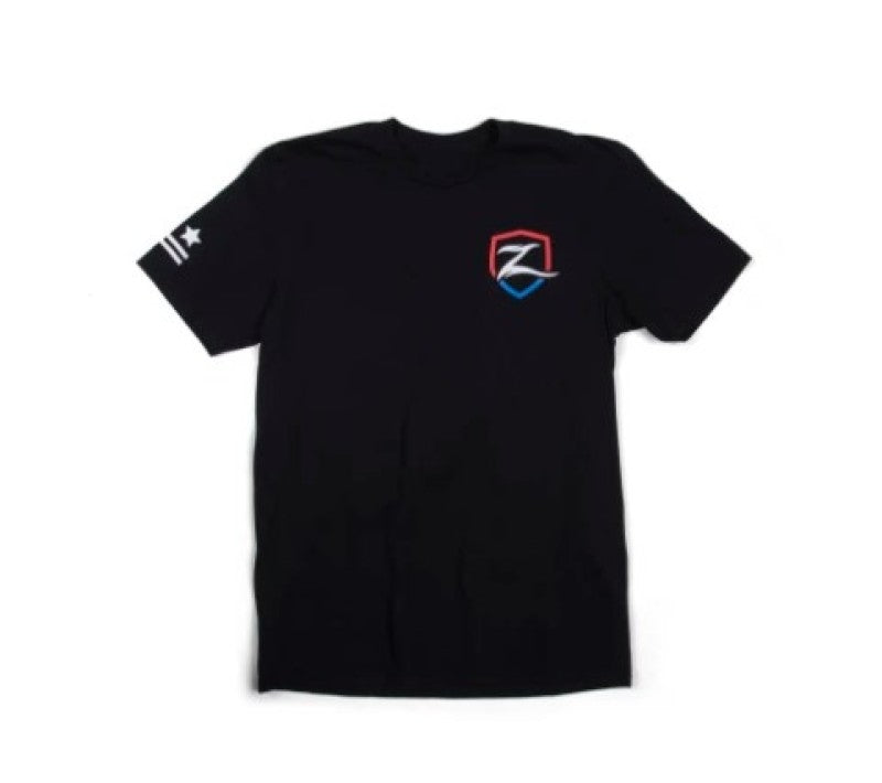 Zone Offroad ZONU91622XL Black Premium Cotton T-Shirt w/ Patriotic Zone Logos - 2XL