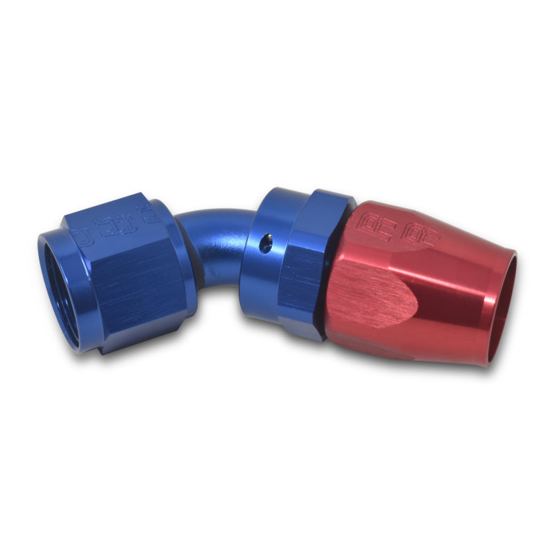 Russell 610120 Performance -12 AN Red/Blue 45 Degree Full Flow Hose End