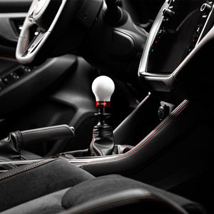 COBB 213360-W fits Subaru 6-Speed Weighted COBB Shift Knob - White (Incl. Both Red + Blk Collars)