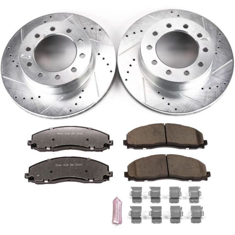 Power Stop K8029 36 fits Ford F-350 Super Duty Front Z36 Truck & Tow Brake Kit