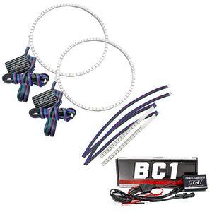 ORACLE Lighting 1471-335 Oracle 21-22 fits Ford Bronco Headlight Halo Kit w/DRL Bar - Base Headlights -w/BC1 Controller