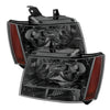 9022784 Xtune fits Chevy 07-14 Suburban 1500/2500 Crystal Headlights Smoke HD-
