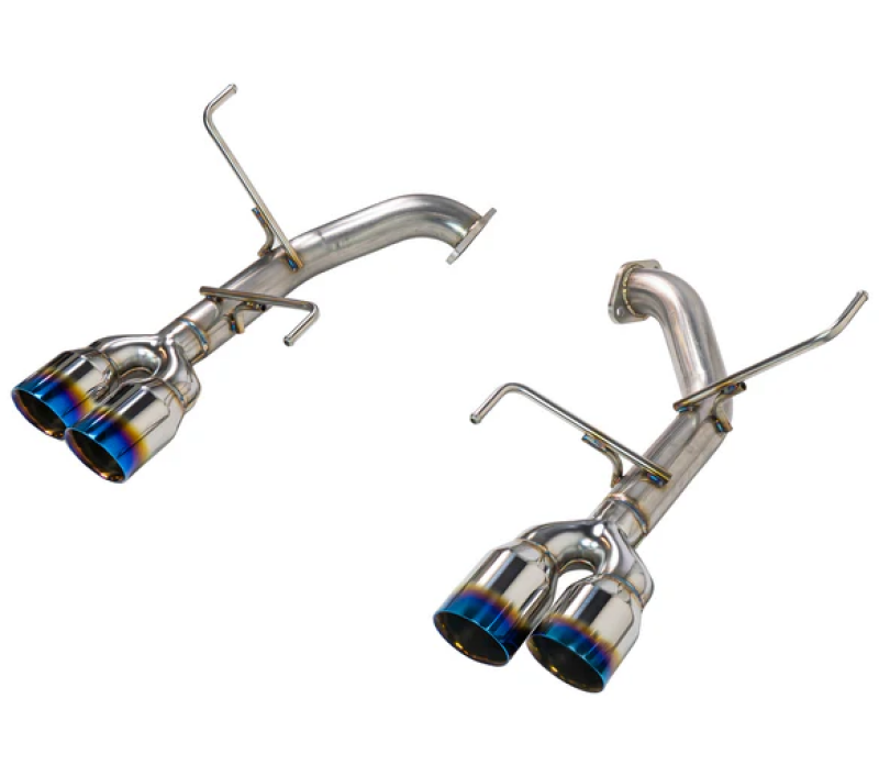 Remark RO-TTVB-D fits Subaru WRX 3.5in Axleback Exhaust Burnt Double Wall Tip
