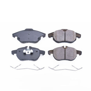 PowerStop 17 fits Saab 9-3 Front Z17 Evolution Ceramic Brake Pads w/Hardware