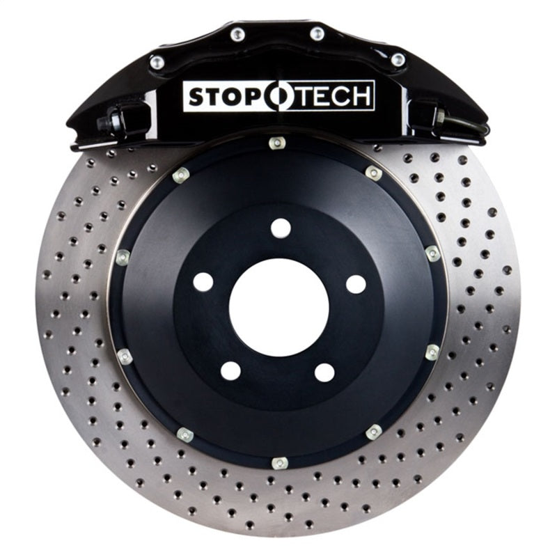 StopTech 83.160.6D00.52 fits BMW 08-13 M3/11-12 1M Coupe Front BBK w/ Black ST-60 Calipers Drilled 380x35mm Rotor