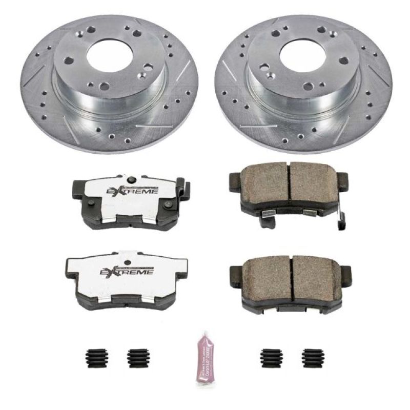 PowerStop K2391-26 04-08 fits Acura TSX Rear Z26 Street Warrior Brake Kit