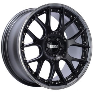 BBS CH652BPPO CH-RII 20x9 5x112 ET30 Satin Black Center Platinum Lip SS Rim Prot Wheel -82mm PFS/Clip Req
