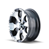 ION Wheels 136-5665BX ION Type 136 15x6 / 5x114.3 BP / 0mm Offset / 83.82mm Hub Black/Machined Wheel