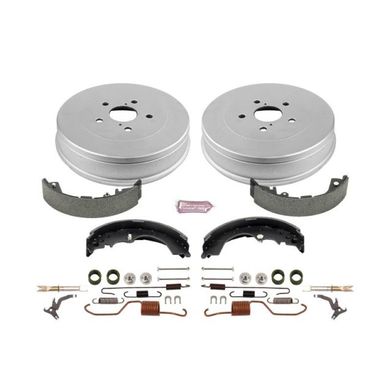 PowerStop KOE15412DK fits Toyota 05-15 Tacoma Rear Autospecialty Drum Kit