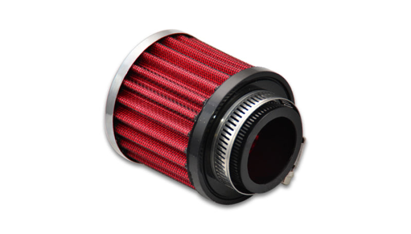 Vibrant 2188 Crankcase Breather Filter w/ Chrome Cap 1.5in 38mm Inlet ID