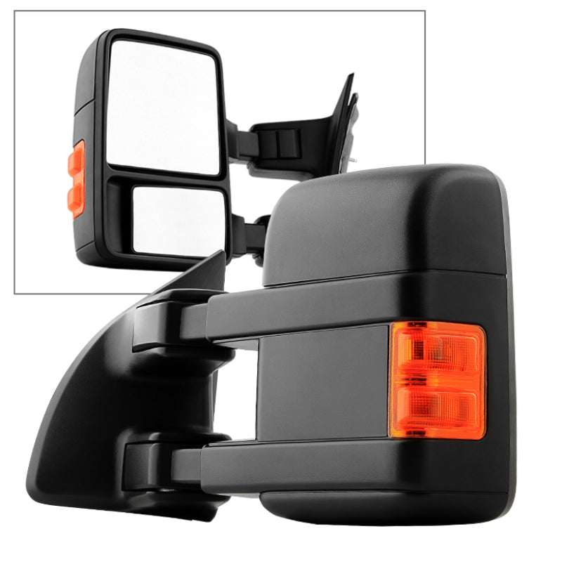 9933127 Xtune fits Ford 99-14 Superduty Manual Extendable Manual Adjust Mirror