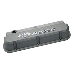 fits Ford Racing 302-137 289-351 Slant Edge Gray Valve Cover