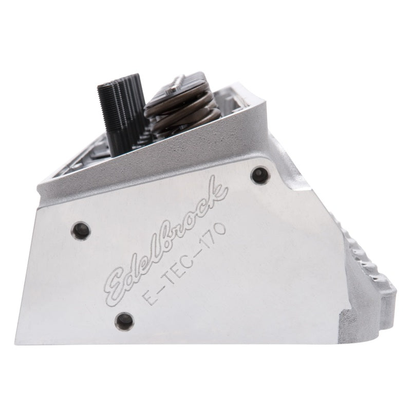 Edelbrock 60975 Cylinder Head SB fits Chevrolet Performer RPM E-Tec 170 for Hydraulic Roller Cam Complete (Ea)