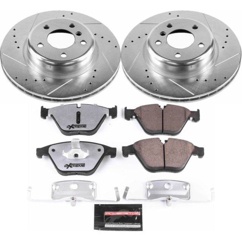 PowerStop K7163-26 14-16 fits BMW 528i Front Z26 Street Warrior Brake Kit