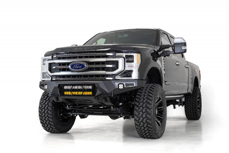 Addictive Desert Designs F160012140103 fits Ford 17-20 Super Duty Bomber Front Bumper w/ Mounts For 20in Light Bars