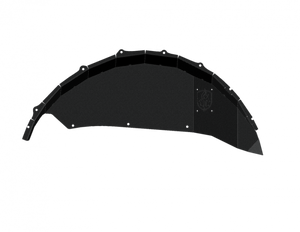 Road Armor 518LFRSB 18-20 fits Jeep Wrangler JL Stealth Rear Fender Liner Body Armor - Blk Steel
