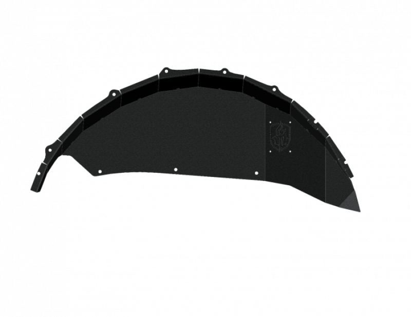 Road Armor 518LFRSB 18-20 fits Jeep Wrangler JL Stealth Rear Fender Liner Body Armor - Blk Steel