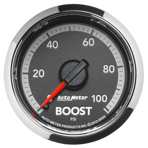AutoMeter 8509 Gen4 fits Dodge 52.4mm Mechanical 0-100 PSI Boost Gauge