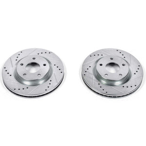 PowerStop fits Nissan 08-13 Rogue Front Evolution Drilled & Slotted Rotors -