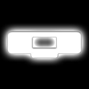 ORACLE Lighting 3140-Q-001 Universal Illuminated LED Letter Badges - Matte Wht Surface Finish - Q