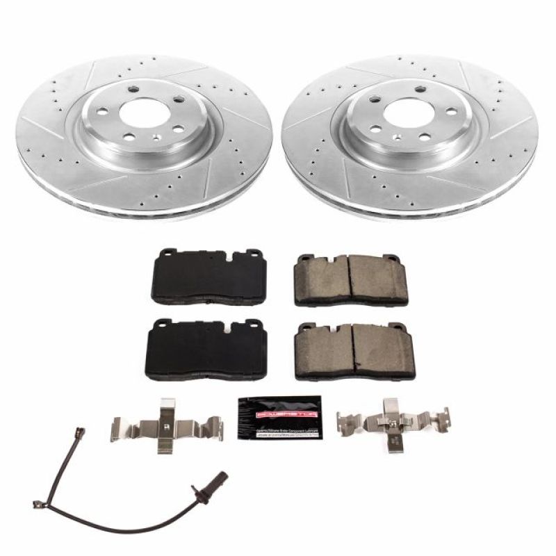PowerStop K7073 fits Audi 17-18 A6 Front Z23 Evolution Sport Brake Kit