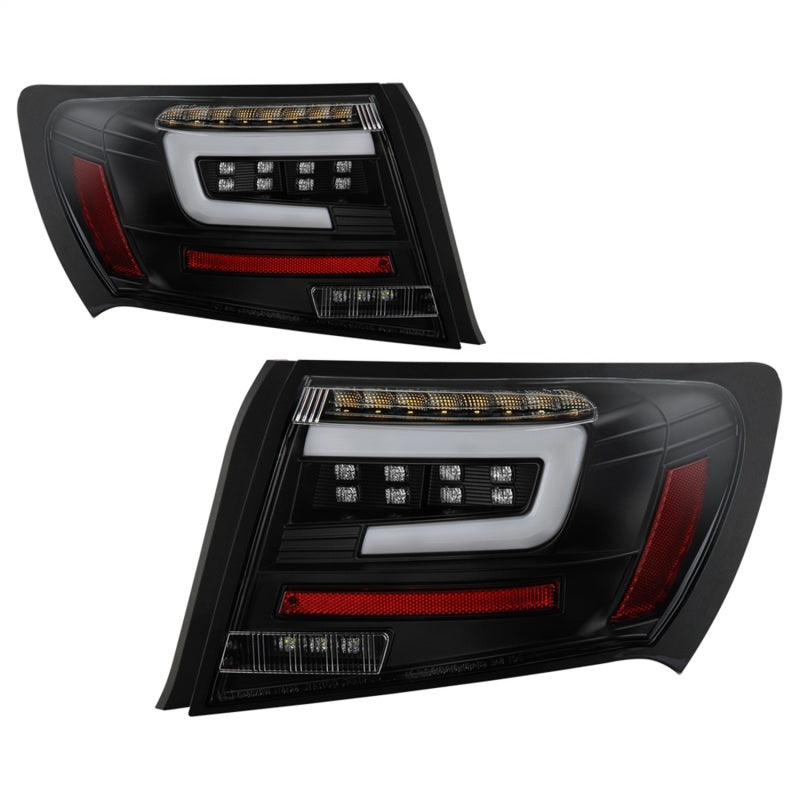 Spyder 5087966 fits Subaru 08-11 Impreza WRX 4DR LED Tail Lights - Black ALT-YD