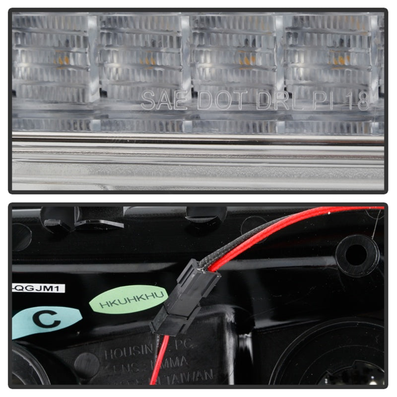 Spyder 5086778 fits Jeep 18-20 Wrangler 2019 (Halogen Model Only) LED Front Bum