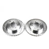 PowerStop fits Dodge 91-93 Stealth Rear Evolution Drilled & Slotted Rotors -