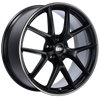 BBS CI0102BPO CI-R 20x8.5 5x120 ET32 Satin Black Polished Rim Protector Wheel -82mm PFS/Clip Required