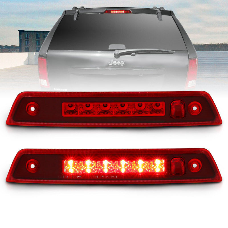 ANZO 531108 fits Jeep 05-10 Grand Cherokee LED 3rd Brake Light - Red