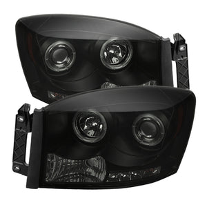 Spyder 5078391 fits Dodge 06-08 Ram 1500 06-09 Projector Headlights LED Halo LE