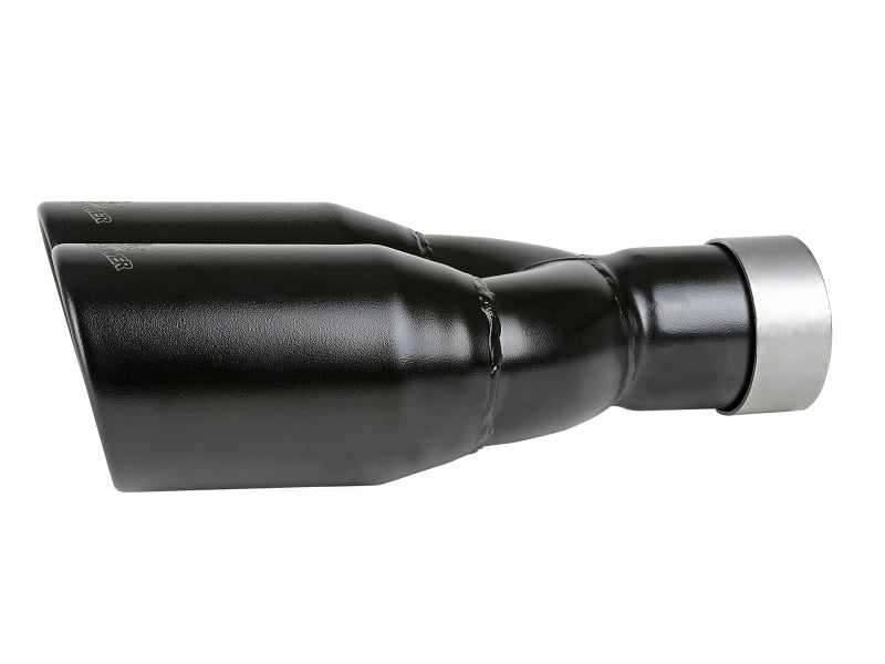 AFE 49T25374-B12 orce-Xp 409 Stainless Steel Clamp-on Exhaust Tip 2.5in Inlet 3