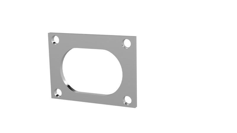 QTP 10338F Low Profile Weld-On QTEC Low Profile 4 Bolt Flange