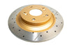 DBA 00-09 Honda S2000 Rear Street Series Drilled & Slotted Rotor w/Gold Hat