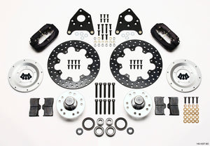 Wilwood 140-4307-BD fits Forged Dynalite Front Drag Kit Drilled Rotor 1965-1969