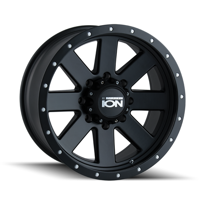 ION 134-2983MB Type 134 20x9 / 6x139.7 BP / 0mm Offset / 106mm Hub Matte Black/Black Beadlock Wheel