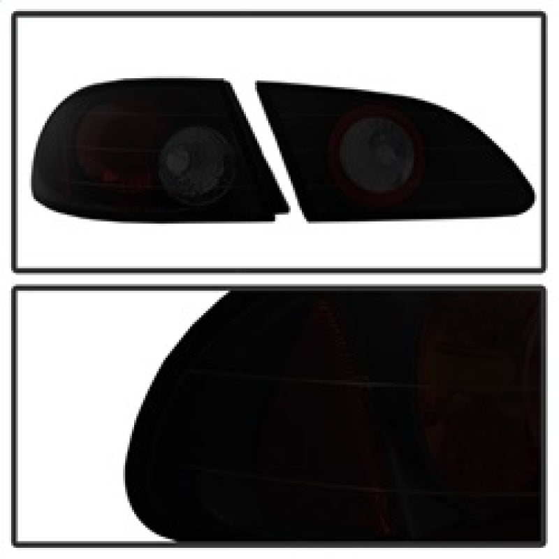 Spyder 5084323 fits Toyota 98-02 Corolla Euro Tail Lights Black Smoke ALT-YD-TC