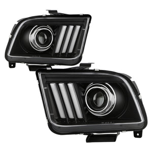 Spyder 5088192 fits Ford 05-08 Mustang V2 High-Power LED Headlights - Black PRO