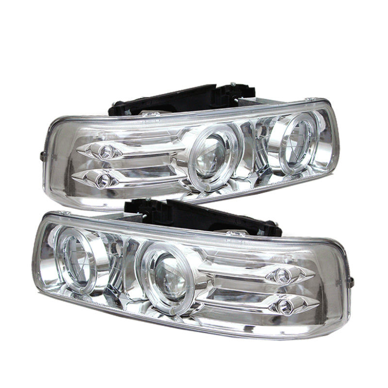 Spyder 5009609 fits Chevy 99-02 Silverado 1500/2500 Projector Headlights LED Ha