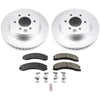 Power Stop CRK7875 16-22 fits Nissan Titan XD Front Z17 Coated Brake Kit